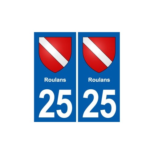 25 Bavans blason autocollant plaque stickers