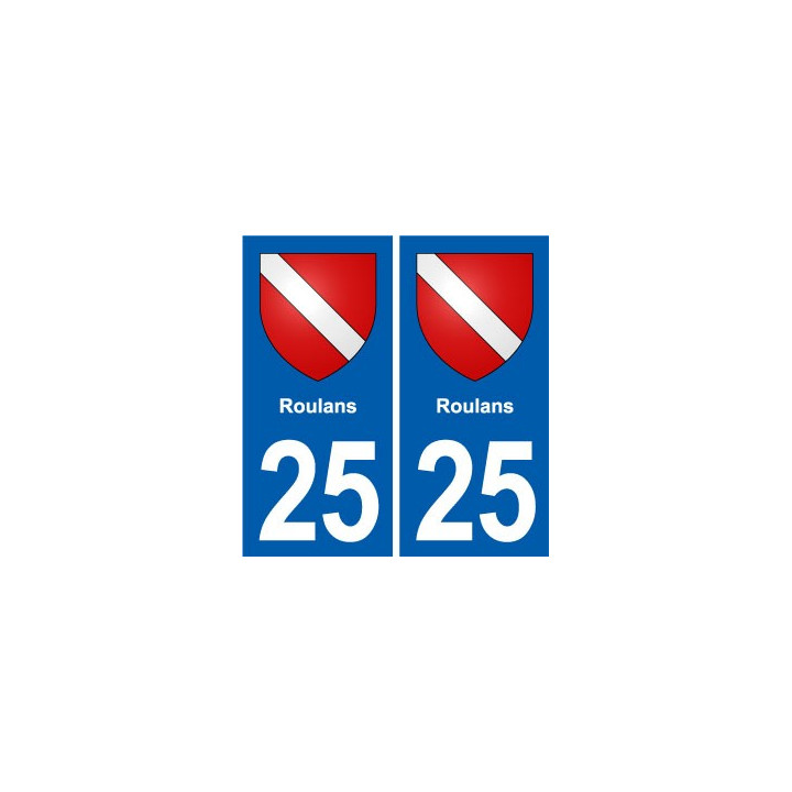 25 Bavans blason autocollant plaque stickers