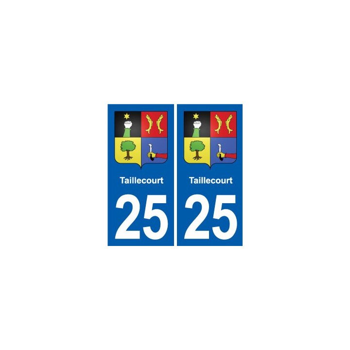 25 Bavans blason autocollant plaque stickers