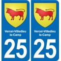 25 Bavans blason autocollant plaque stickers