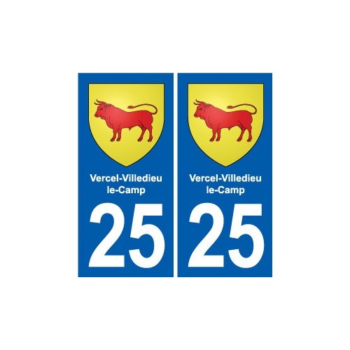 25 Bavans blason autocollant plaque stickers