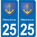 25 Bavans blason autocollant plaque stickers