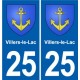 25 Bavans blason autocollant plaque stickers