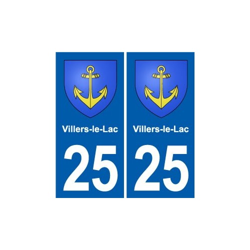 25 Bavans blason autocollant plaque stickers