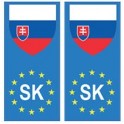 Slovakia Slovensko europe flag Sticker