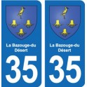 35 Janzé blason autocollant plaque stickers ville