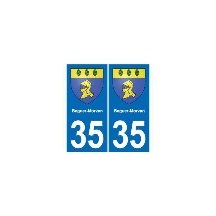 35 Janzé blason autocollant plaque stickers ville