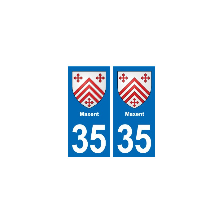 35 Janzé blason autocollant plaque stickers ville