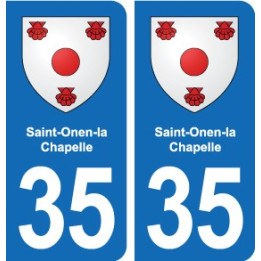 35 Janzé blason autocollant plaque stickers ville