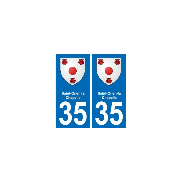 35 Janzé blason autocollant plaque stickers ville