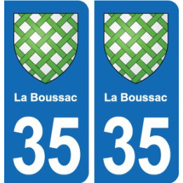 35 Janzé blason autocollant plaque stickers ville