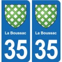 35 Janzé blason autocollant plaque stickers ville