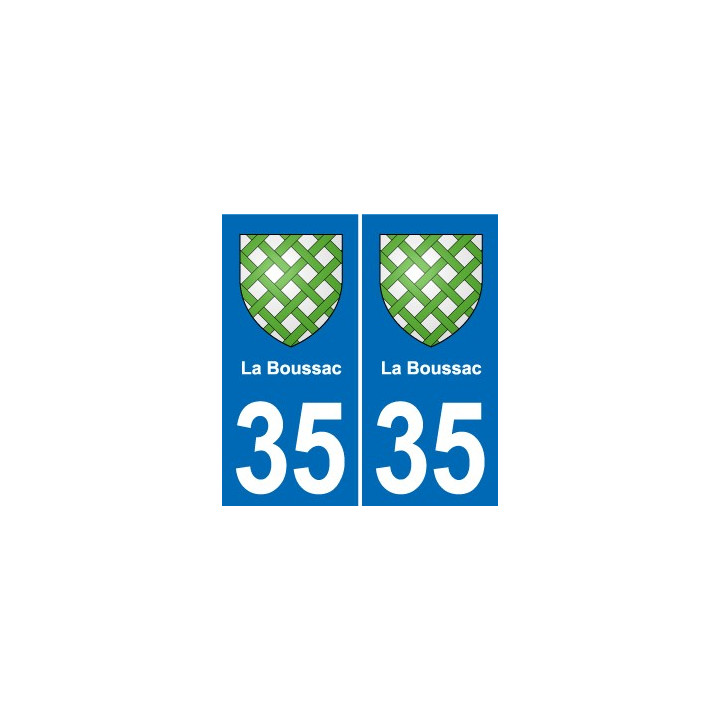 35 Janzé blason autocollant plaque stickers ville