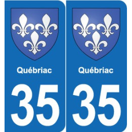 35 Janzé blason autocollant plaque stickers ville