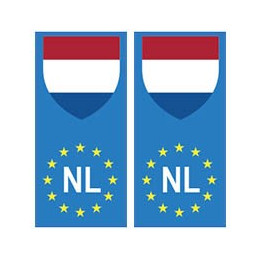 Pays-Bas europe drapeau Autocollant
