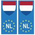 Pays-Bas europe drapeau Autocollant