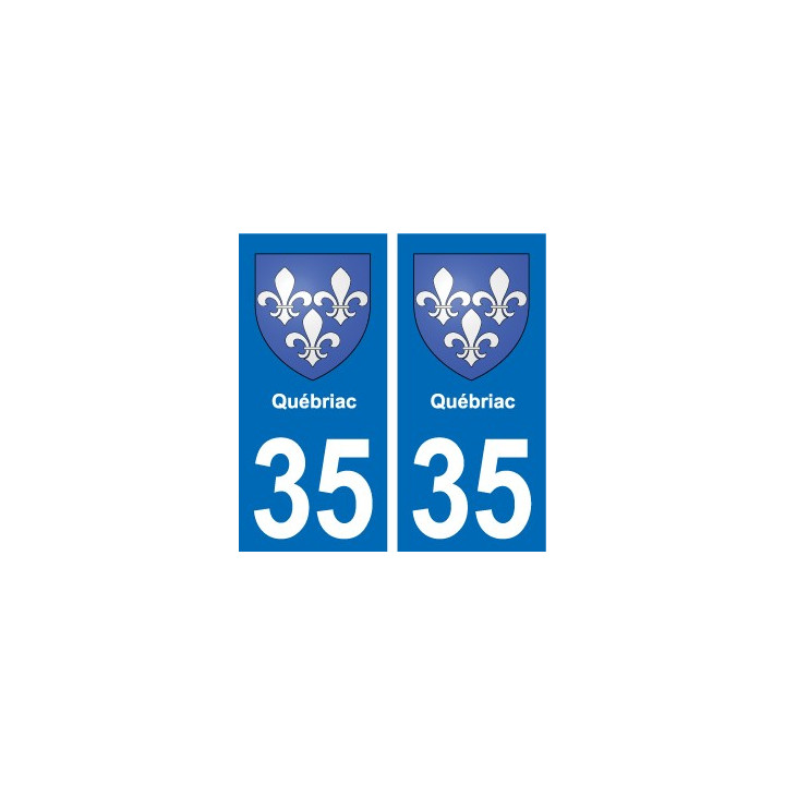 35 Janzé blason autocollant plaque stickers ville
