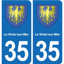 35 Janzé blason autocollant plaque stickers ville