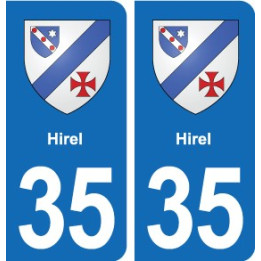 35 Janzé blason autocollant plaque stickers ville