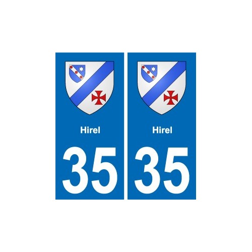 35 Janzé blason autocollant plaque stickers ville
