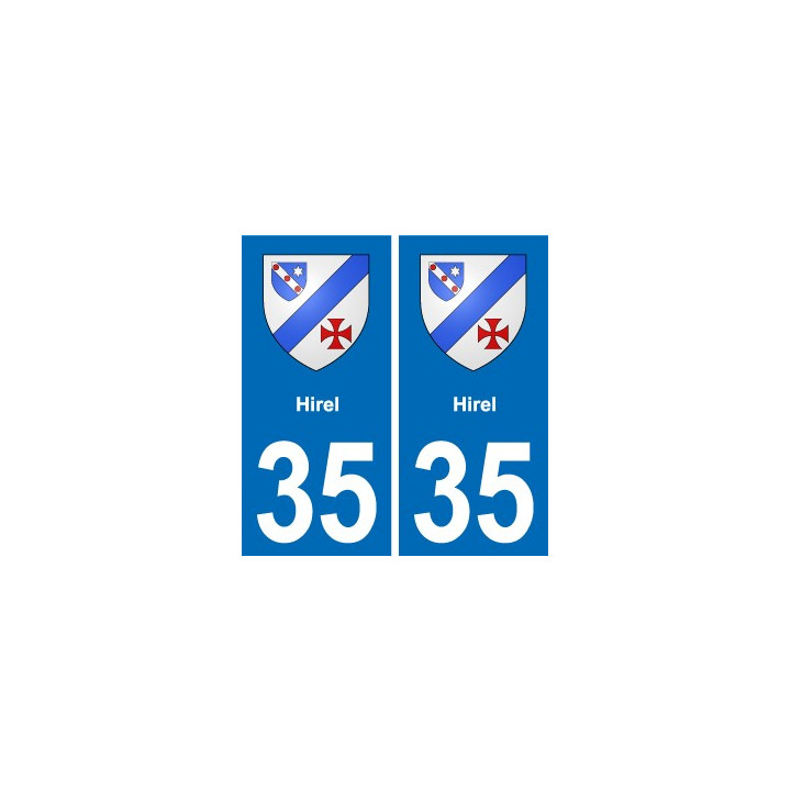 35 Janzé blason autocollant plaque stickers ville