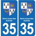 35 Janzé blason autocollant plaque stickers ville