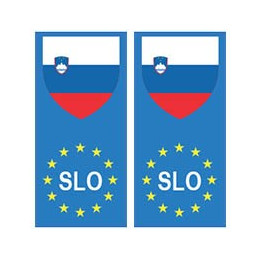 Slovénie europe drapeau Autocollant