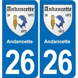 26 Dieulefit blason autocollant plaque stickers ville