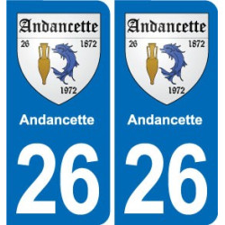 26 Dieulefit blason autocollant plaque stickers ville