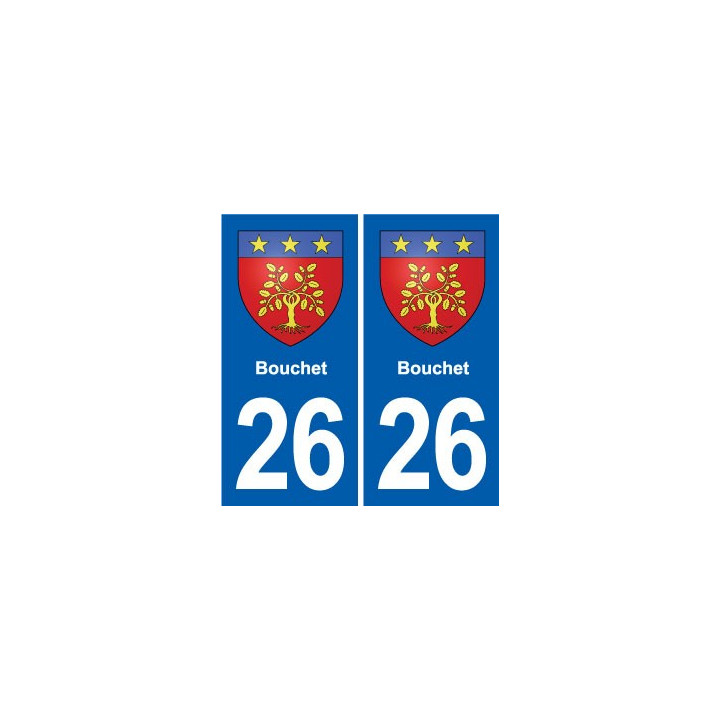 26 Dieulefit blason autocollant plaque stickers ville