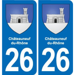 26 Dieulefit blason autocollant plaque stickers ville
