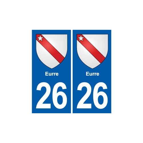 26 Dieulefit blason autocollant plaque stickers ville