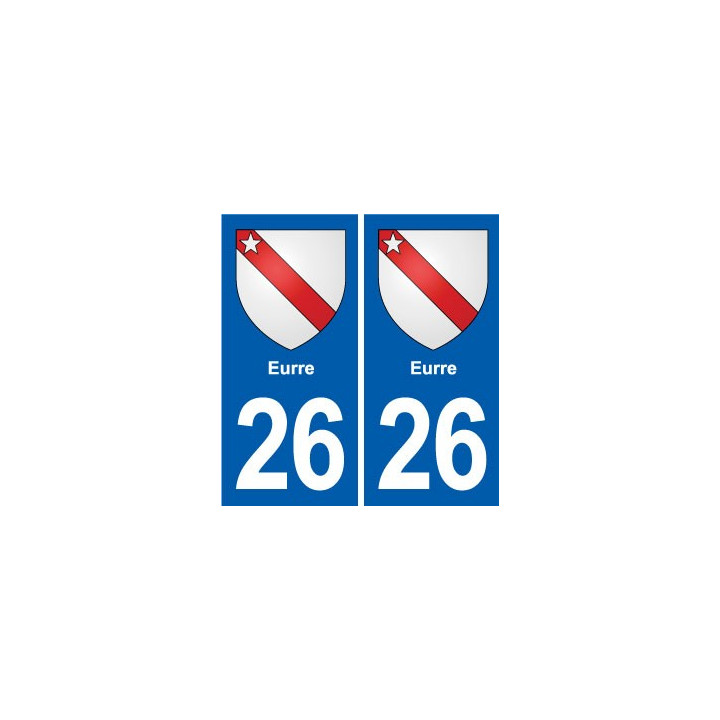 26 Dieulefit blason autocollant plaque stickers ville