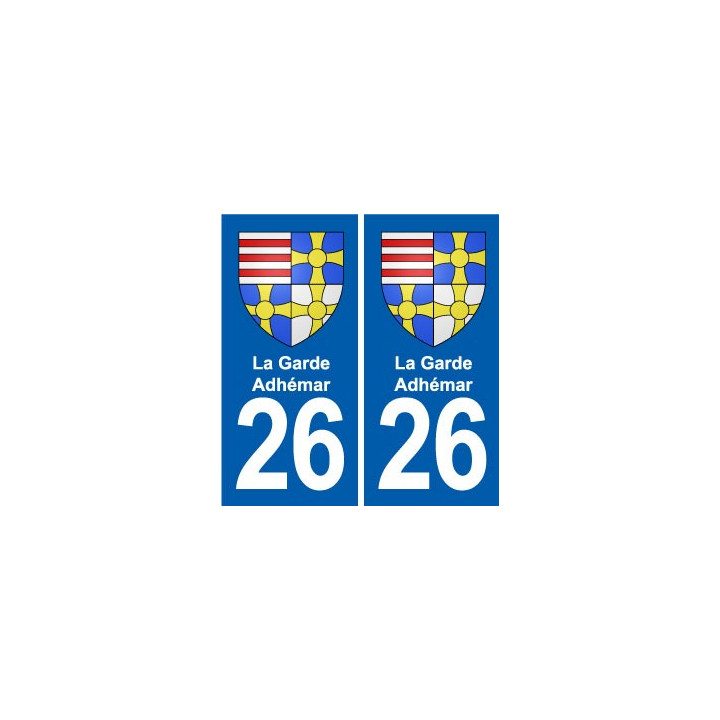 26 Dieulefit blason autocollant plaque stickers ville