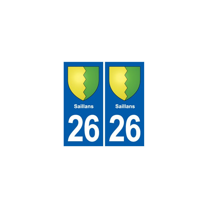 26 Dieulefit blason autocollant plaque stickers ville