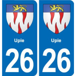 26 Dieulefit blason autocollant plaque stickers ville
