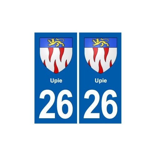 26 Dieulefit blason autocollant plaque stickers ville