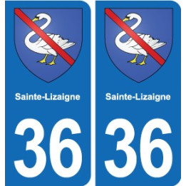 36 Vatan blason ville autocollant plaque stickers