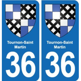 36 Vatan blason ville autocollant plaque stickers