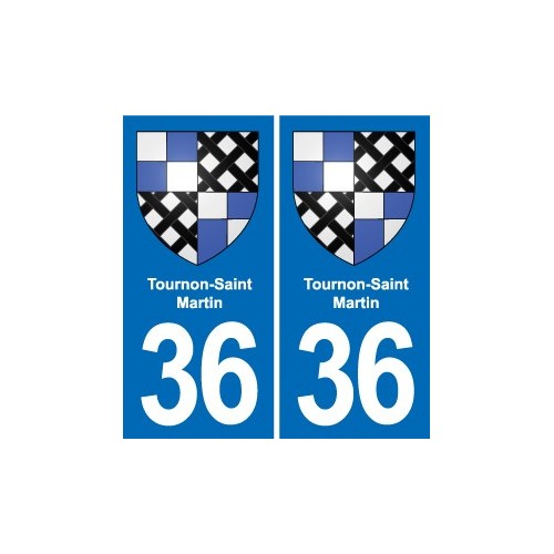 36 Vatan blason ville autocollant plaque stickers