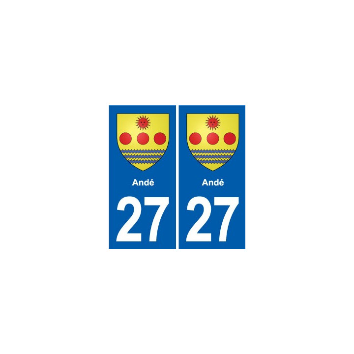 27 Léry blason autocollant plaque stickers ville