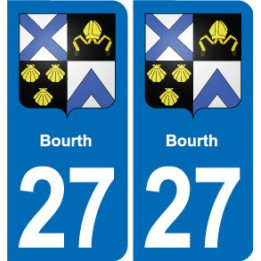 27 Léry blason autocollant plaque stickers ville