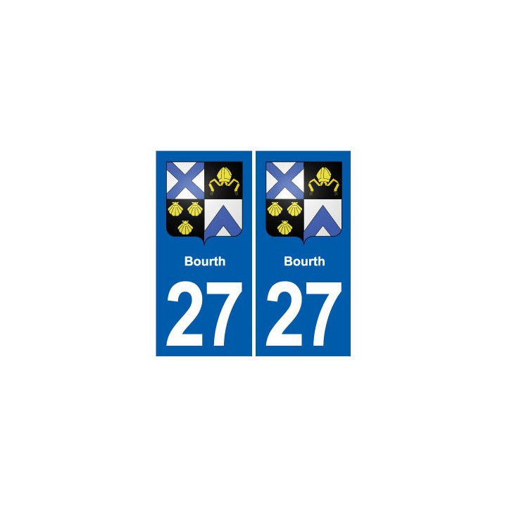 27 Léry blason autocollant plaque stickers ville