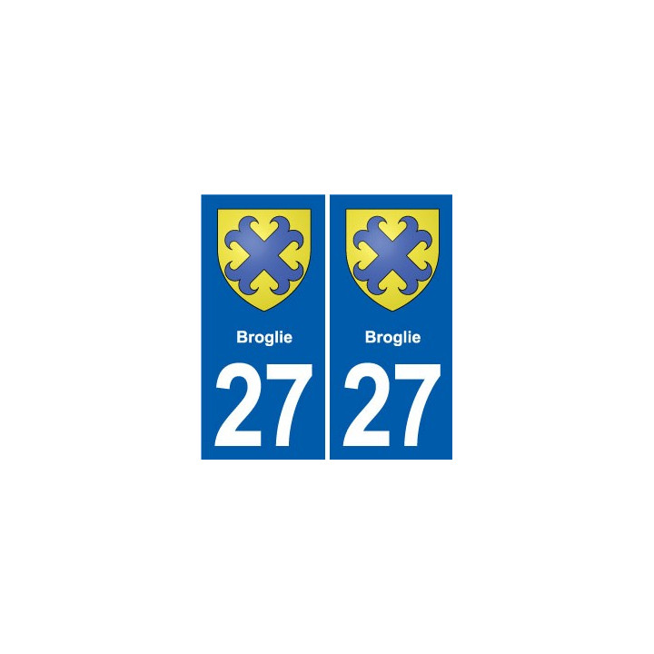 27 Léry blason autocollant plaque stickers ville