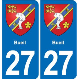 27 Léry blason autocollant plaque stickers ville
