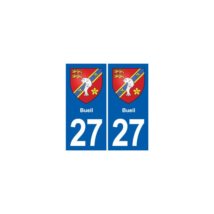 27 Léry blason autocollant plaque stickers ville