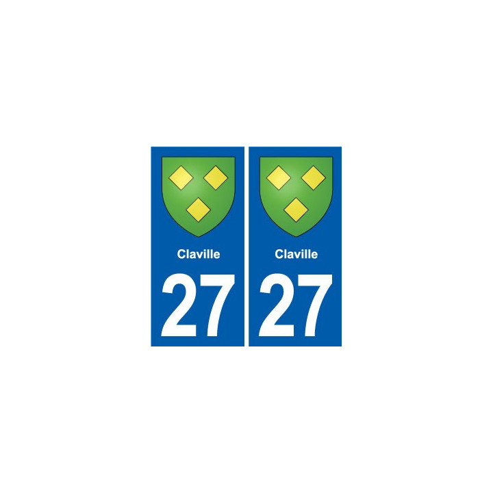 27 Léry blason autocollant plaque stickers ville