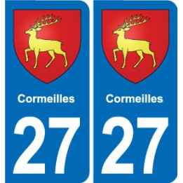 27 Léry blason autocollant plaque stickers ville