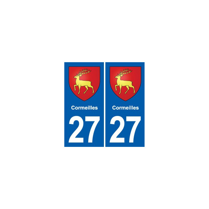 27 Léry blason autocollant plaque stickers ville