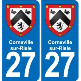 27 Léry blason autocollant plaque stickers ville